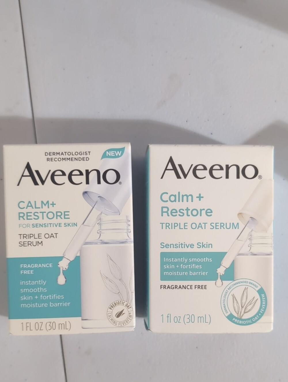 (2) Calm + Restore Triple Oat Serum - Sensitive Skin, NEW